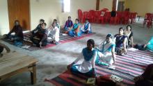 बलिया के कई डिग्री कालेजो में योग भारती द्वारा आयोजित योग शिविर 