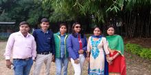 जिम कार्बेट रामनगर उत्तराखंड में योग भारती की टीम 